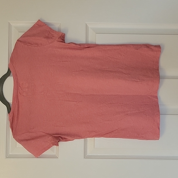 Pink V-Neck Garage Tee Size L - Picture 2 of 3